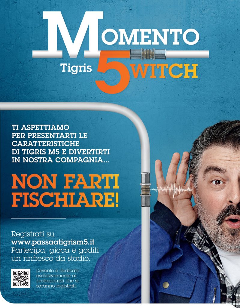 Wavin Italia dà il fischio d’inizio al tour promozionale MOMENTO Tigris 5WITCH!