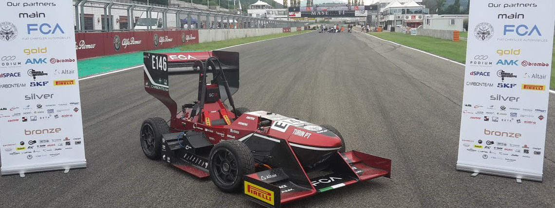 Monoposto del Politecnico vince la Formula Sae Italy 2019