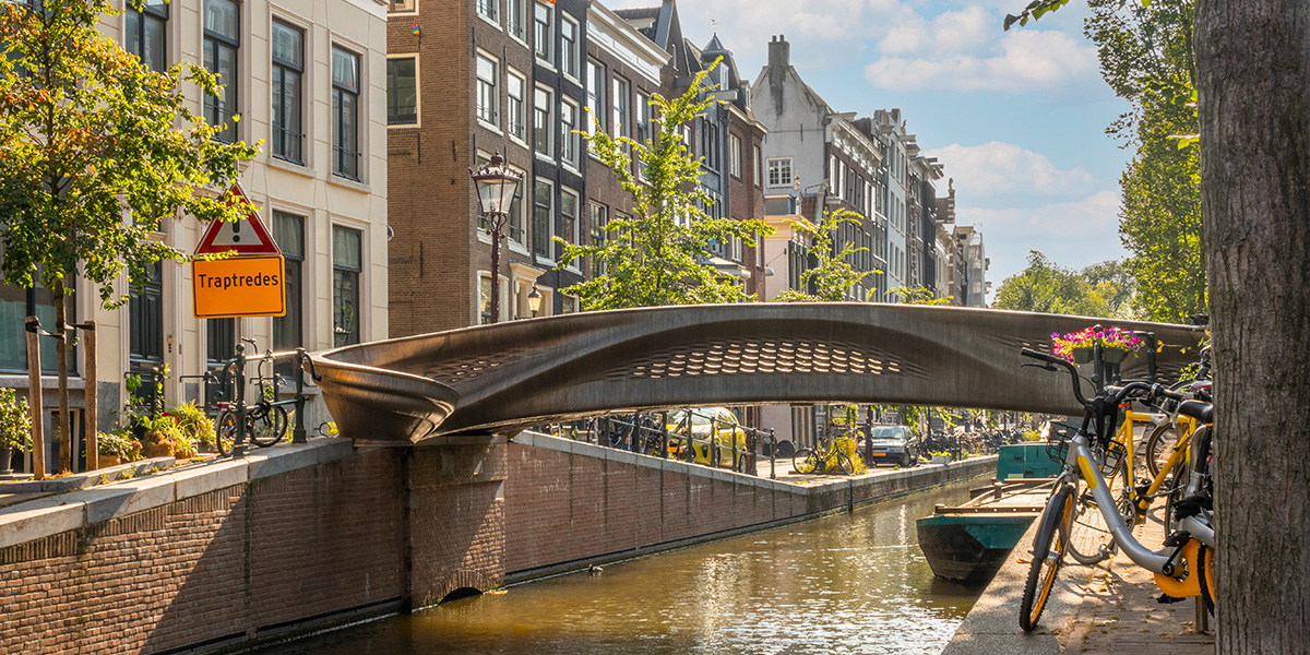 Ponte stampato in 3D: inaugurato in Olanda il primo ponte 3D in acciaio!