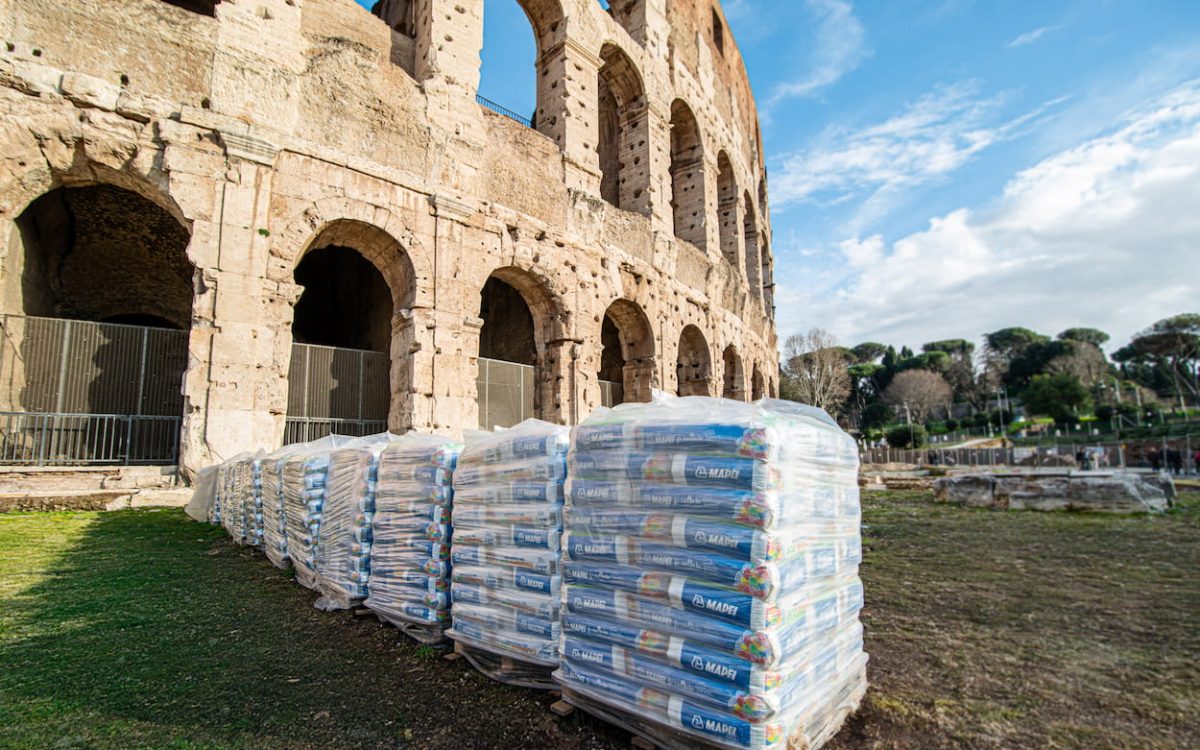 MAPEI sponsor tecnico del progetto di valorizzazione degli ambulacri meridionali del Colosseo