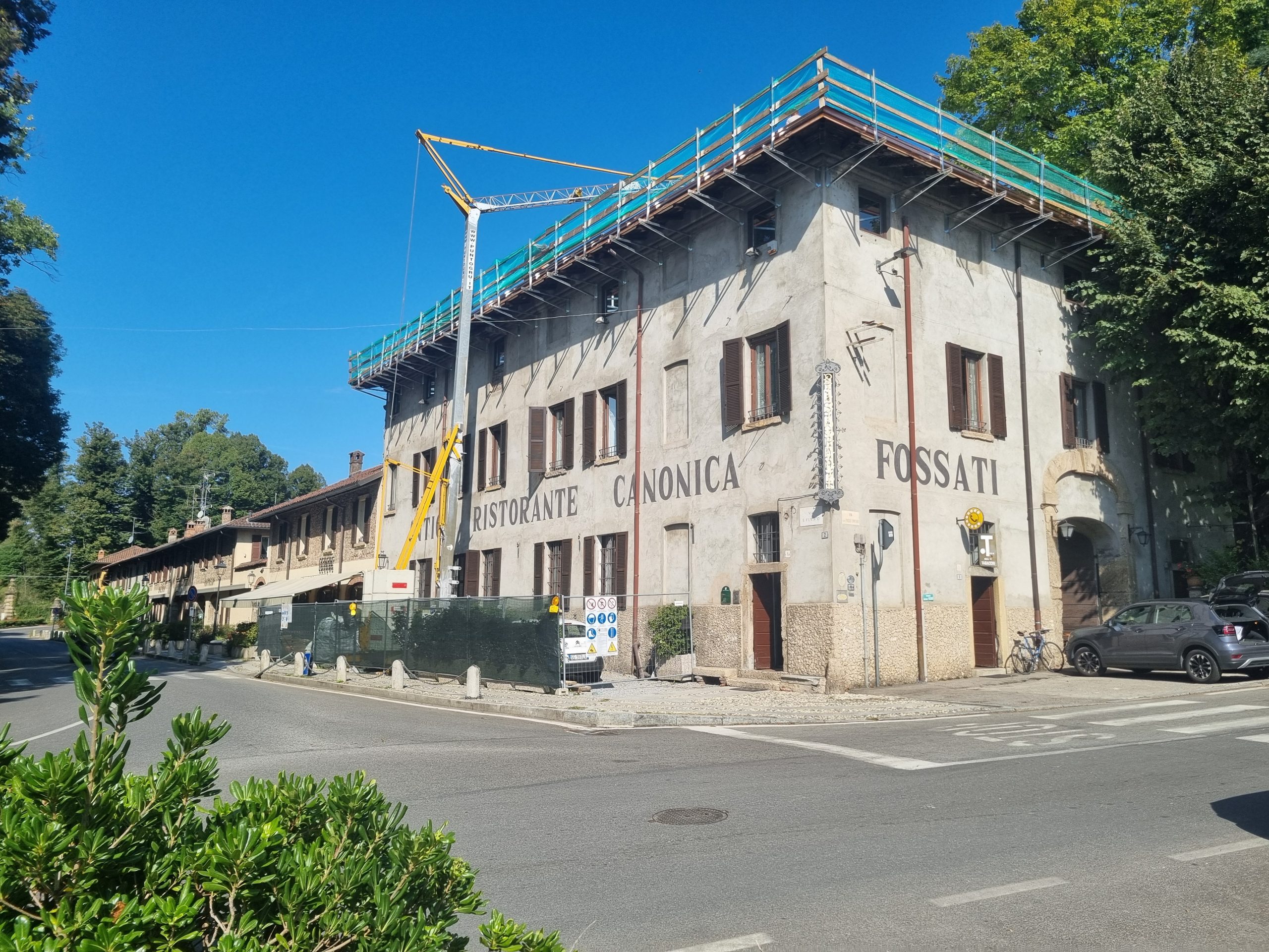La ristrutturazione della copertura dell’Antico Ristorante Fossati in Brianza con il sistema Isotec