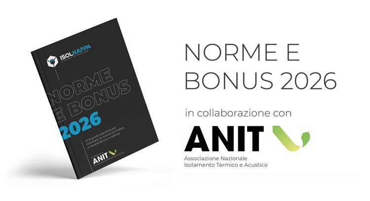Isolkappa lancia la guida “Norme e Bonus 2026"