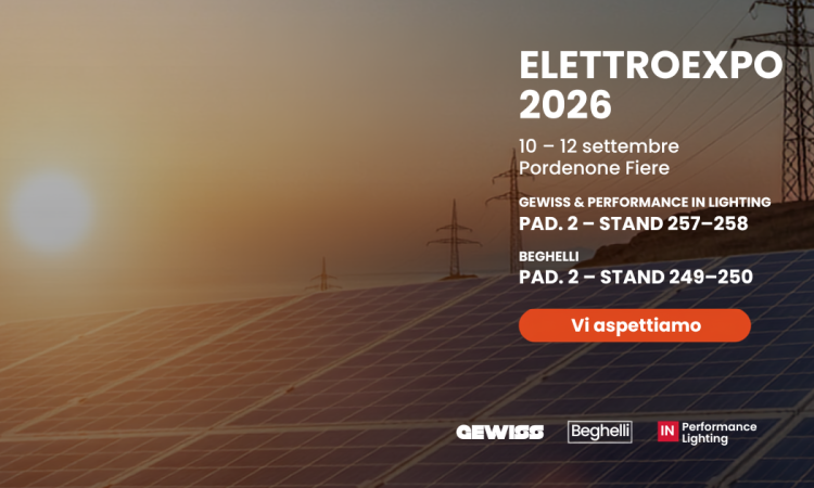 GEWISS protagonista a ELETTROEXPO 2026