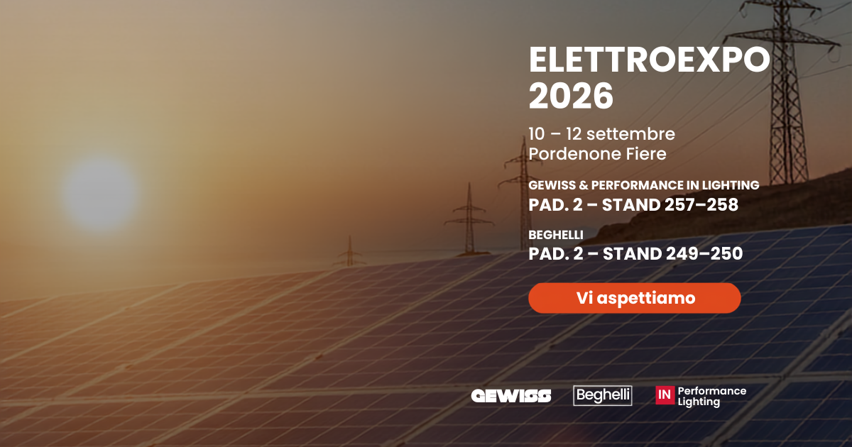 GEWISS protagonista a ELETTROEXPO 2026